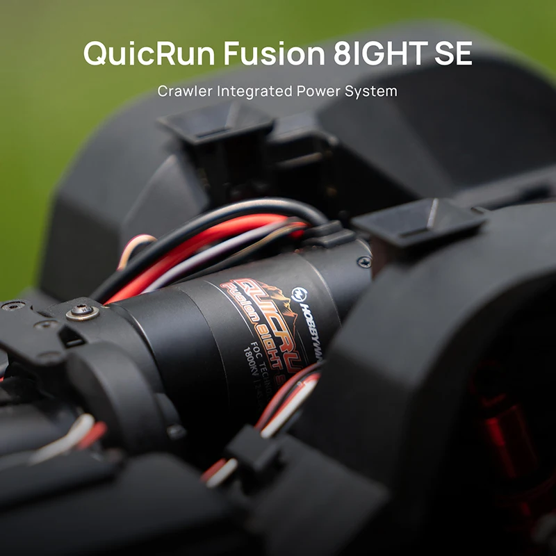 HOBBYWING QUICRUN Fusion 8IGHT SE for Crawler - 1800KV Sensitive Waterproof Motorless, For 1/8th Crawlers
HOBBYWING QUICRUN Fusion 8IGHT SE for Crawler - 1800KV Sensitive Waterproof Motorless, For 1/8th Crawlers