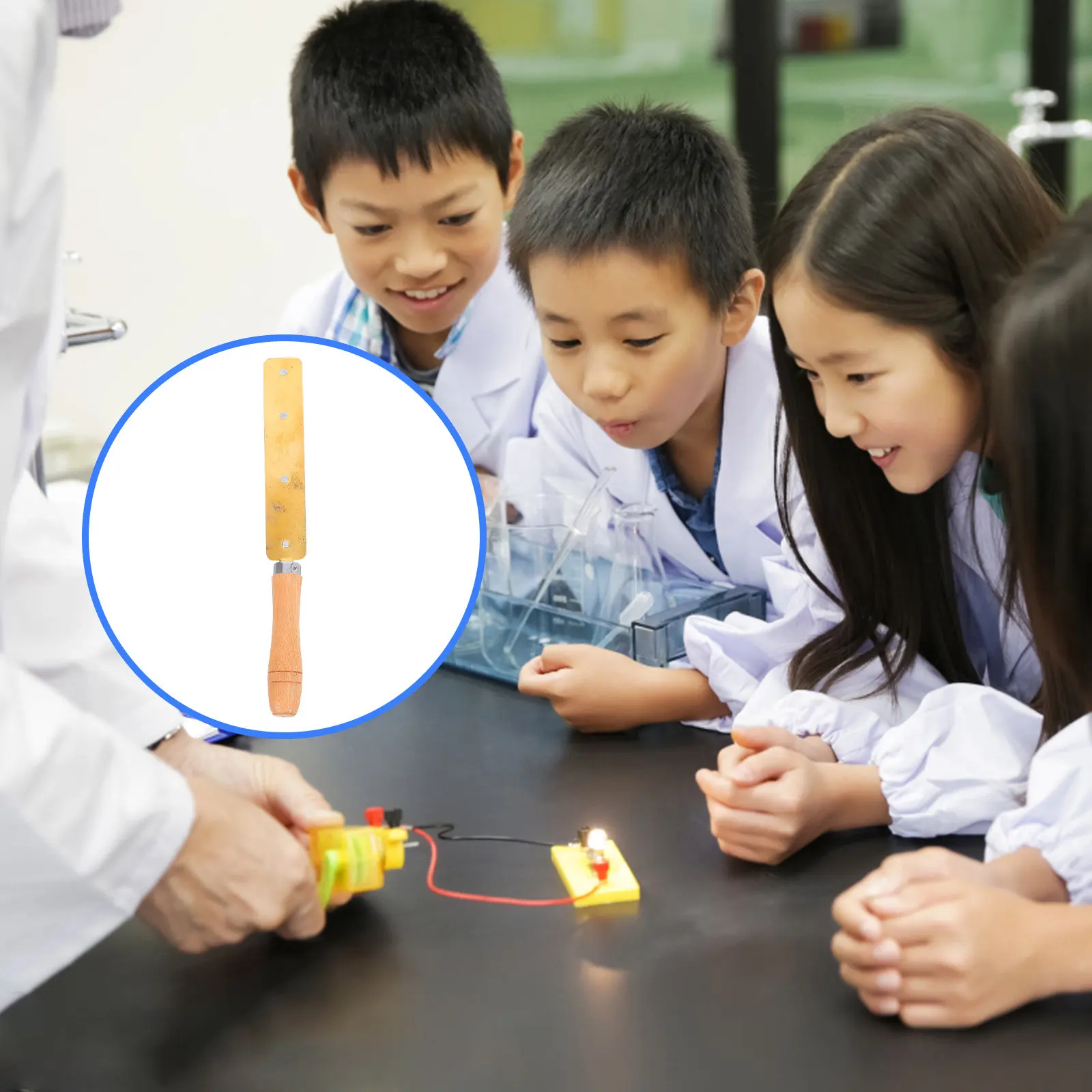 Sturdy Bimetallic Strip Physical Experiment Instrument Copper and Iron Metal Strips for Thermal Expansivity Demonstrations
Sturdy Bimetallic Strip Physical Experiment Instrument Copper and Iron Metal Strips for Thermal Expansivity Demonstrations