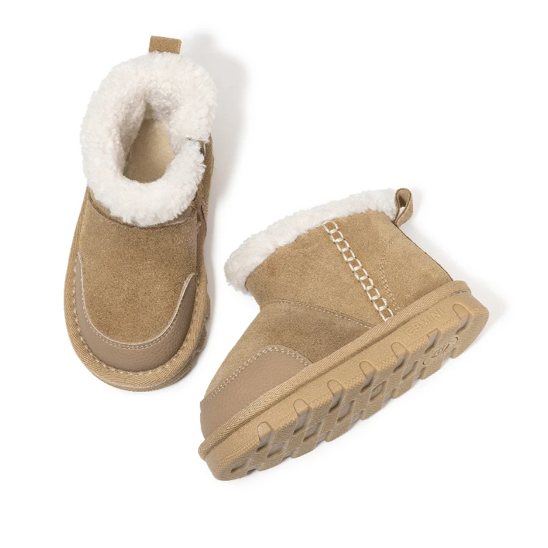 Kids Winter Snow Boots with Fur Lining Anti Slip Sole Reinforced Toe Warm Cotton Shoes Side Zipper Flexible Sole Waterproof
Kids Winter Snow Boots with Fur Lining Anti Slip Sole Reinforced Toe Warm Cotton Shoes Side Zipper Flexible Sole Waterproof