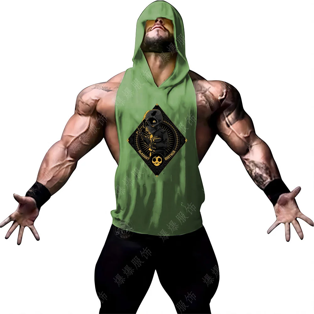 Men's Hooded Sleeveless T-shirt, Fitness Top, Printed Outdoor Sports Vest, Oversized Fnaf Casual Vest, Suitable for All Seasons
Men's Hooded Sleeveless T-shirt, Fitness Top, Printed Outdoor Sports Vest, Oversized Fnaf Casual Vest, Suitable for All Seasons