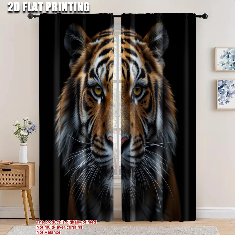 2pcs, 2D flat printing Curtain Tiger head Machine Washable Fabric,Without Electricity Birthday Party Perfect for All Occasions
2pcs, 2D flat printing Curtain Tiger head Machine Washable Fabric,Without Electricity Birthday Party Perfect for All Occasions
