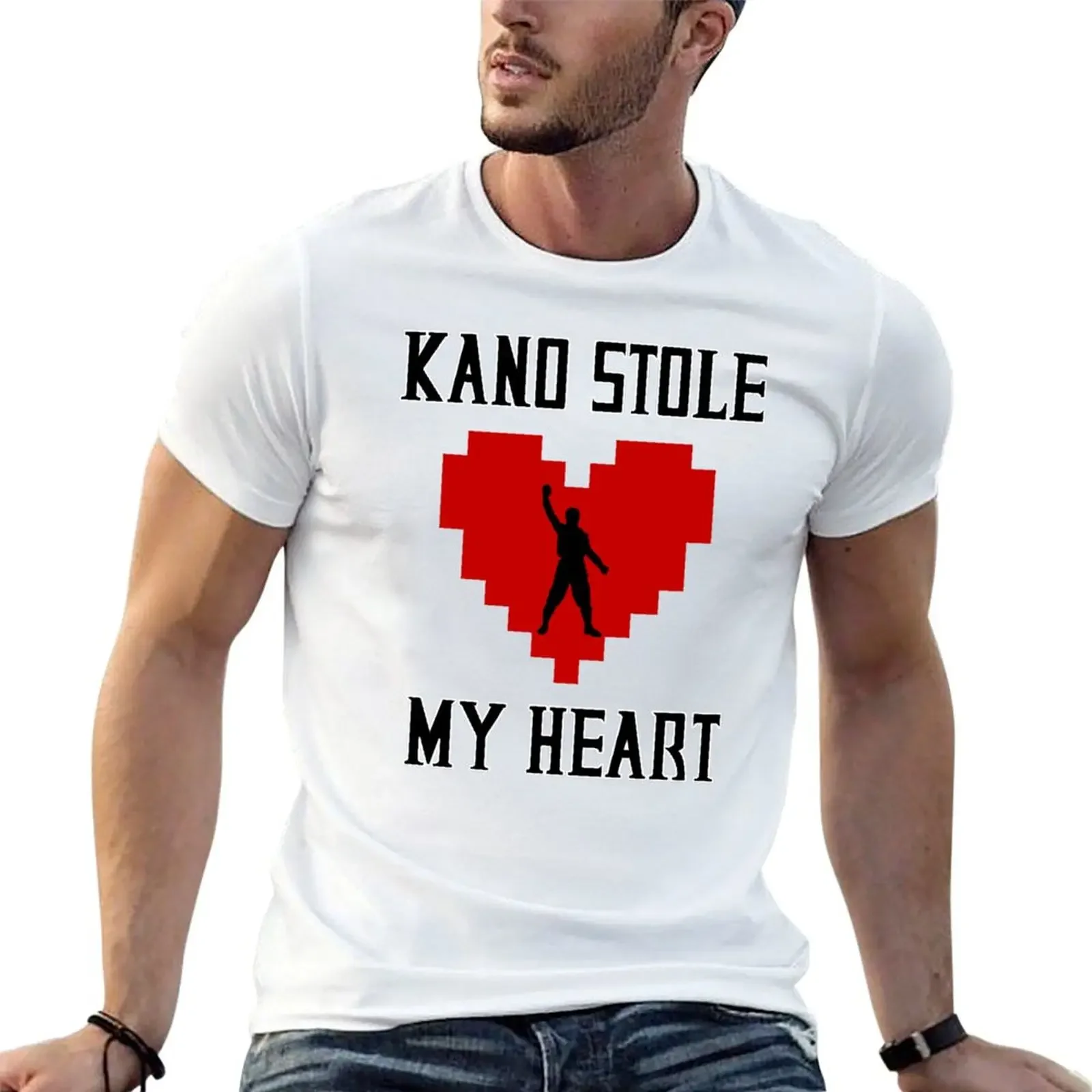 Mortal Kombat - Kano Stole My Heart T-Shirt graphic shirts oversized t shirt plus size clothes mens clothing
Mortal Kombat - Kano Stole My Heart T-Shirt graphic shirts oversized t shirt plus size clothes mens clothing