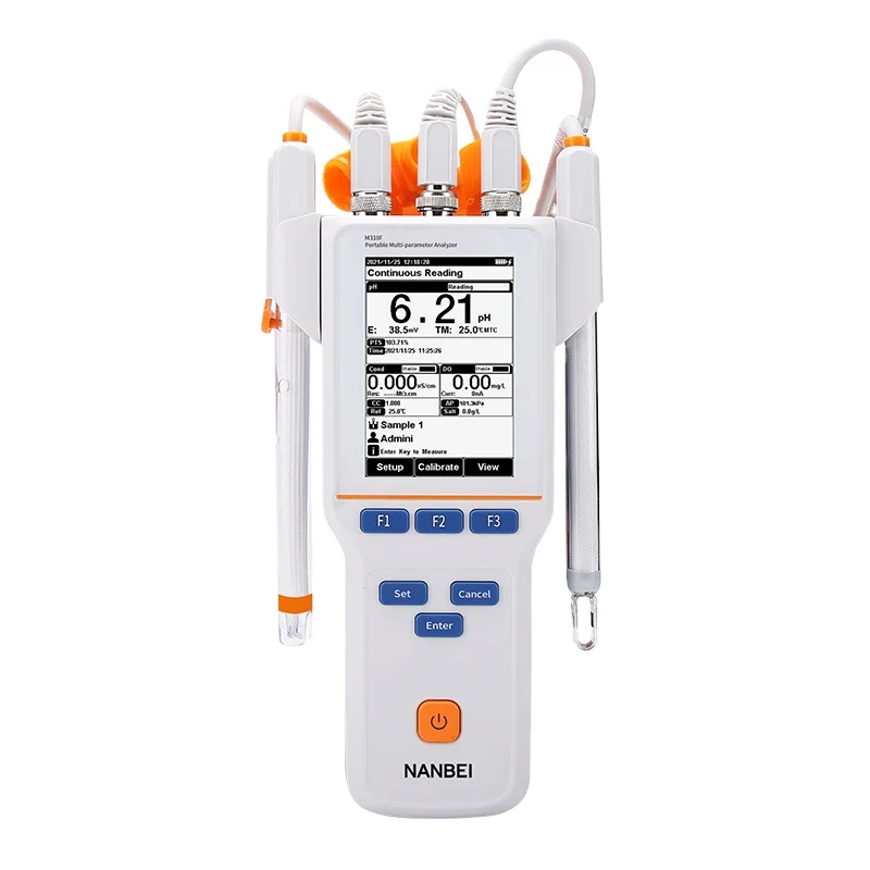M310F ph Conductivity Ec Tds DO Temperature test Multi-parameter Water Analyzer
M310F ph Conductivity Ec Tds DO Temperature test Multi-parameter Water Analyzer