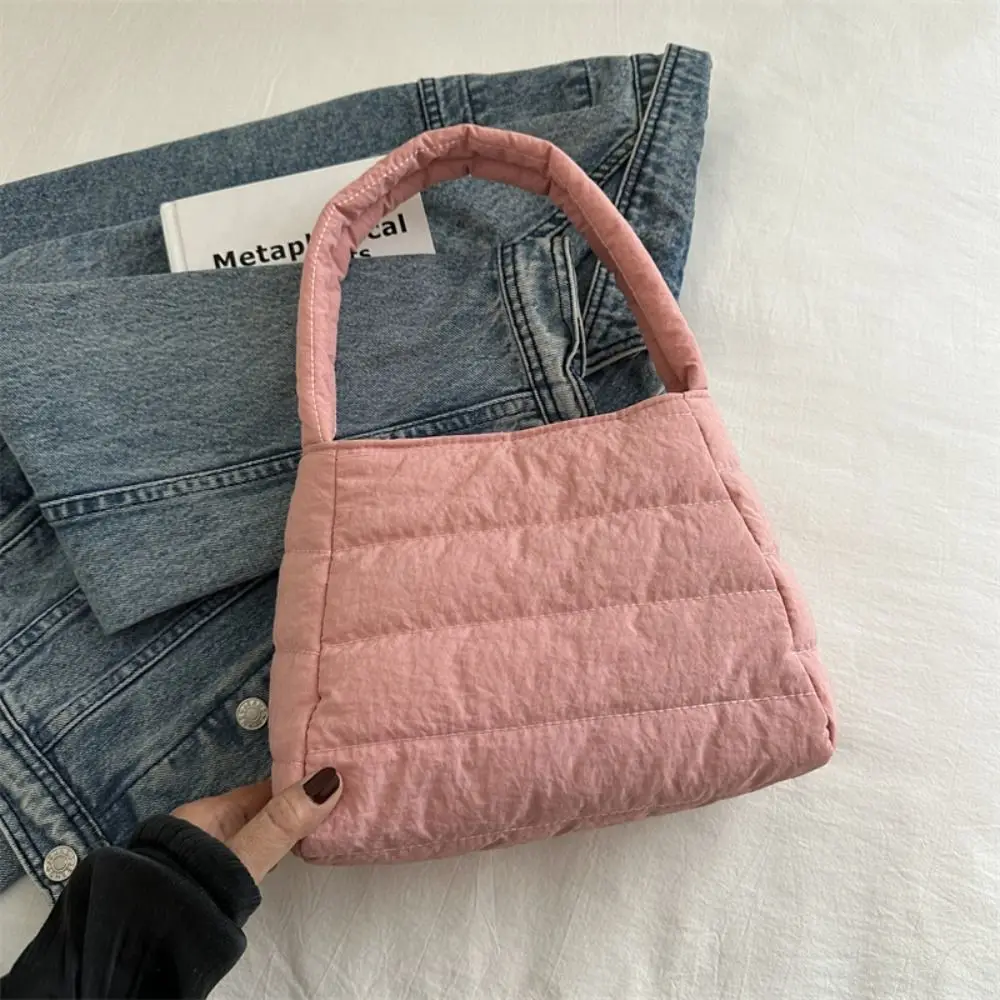 Korean Style Quilted Padding Shoulder Bag Nylon Wide Straps Puffer Underarm Bag Solid Color Lightweight Puffy Handbag School
Korean Style Quilted Padding Shoulder Bag Nylon Wide Straps Puffer Underarm Bag Solid Color Lightweight Puffy Handbag School