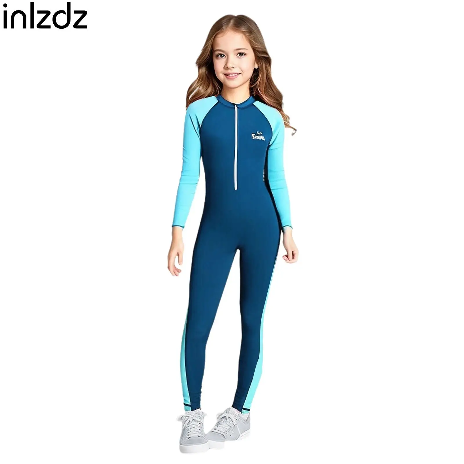 Kids Girls Full Body Swimsuit Front Zipper UPF 50+ Rash Guard One-piece Bathing Suit Swimwear Long Sleeve Sport Swimsuit
Kids Girls Full Body Swimsuit Front Zipper UPF 50+ Rash Guard One-piece Bathing Suit Swimwear Long Sleeve Sport Swimsuit