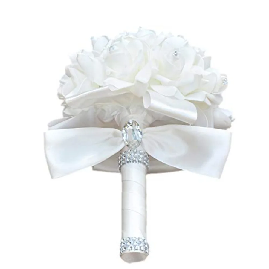 Wedding Bouquets for Bride, Wedding Bouquet Bridesmaid Bridesmaid Holding Flowers for Wedding Decoration White+White
Wedding Bouquets for Bride, Wedding Bouquet Bridesmaid Bridesmaid Holding Flowers for Wedding Decoration White+White