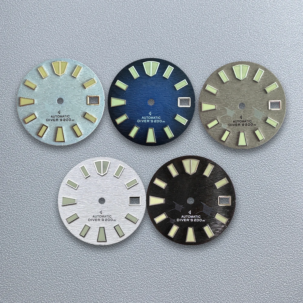 28.5mm S Logo Bat Dial Fit NH35/NH36/4R/7S Movement Green Luminous Texture Pattern High-Quality Watch Modification Accessories
28.5mm S Logo Bat Dial Fit NH35/NH36/4R/7S Movement Green Luminous Texture Pattern High-Quality Watch Modification Accessories