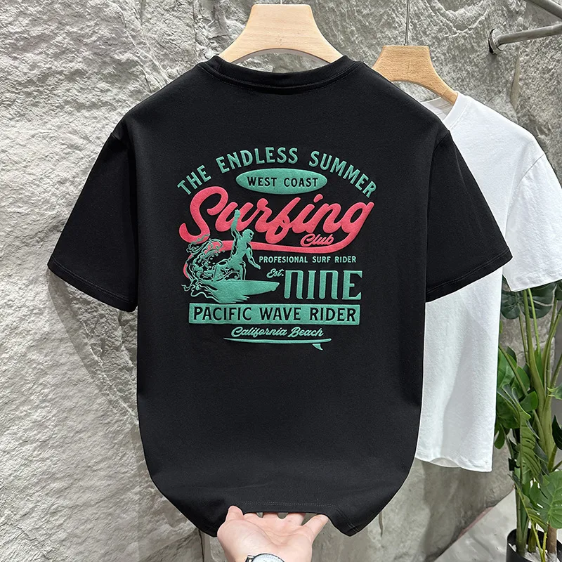 9927 Trendy men's short-sleeved loose versatile half-sleeved printed T-shirt thin sweat comfortable men's summer
9927 Trendy men's short-sleeved loose versatile half-sleeved printed T-shirt thin sweat comfortable men's summer