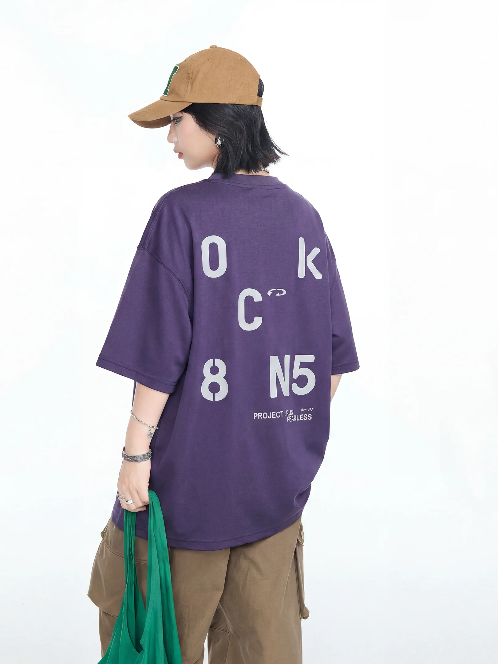Retro American Letter Print Short Sleeve T-Shirt Women's Summer New Style Loose Thin Couple's Top Polyester Spandex Blend
Retro American Letter Print Short Sleeve T-Shirt Women's Summer New Style Loose Thin Couple's Top Polyester Spandex Blend
