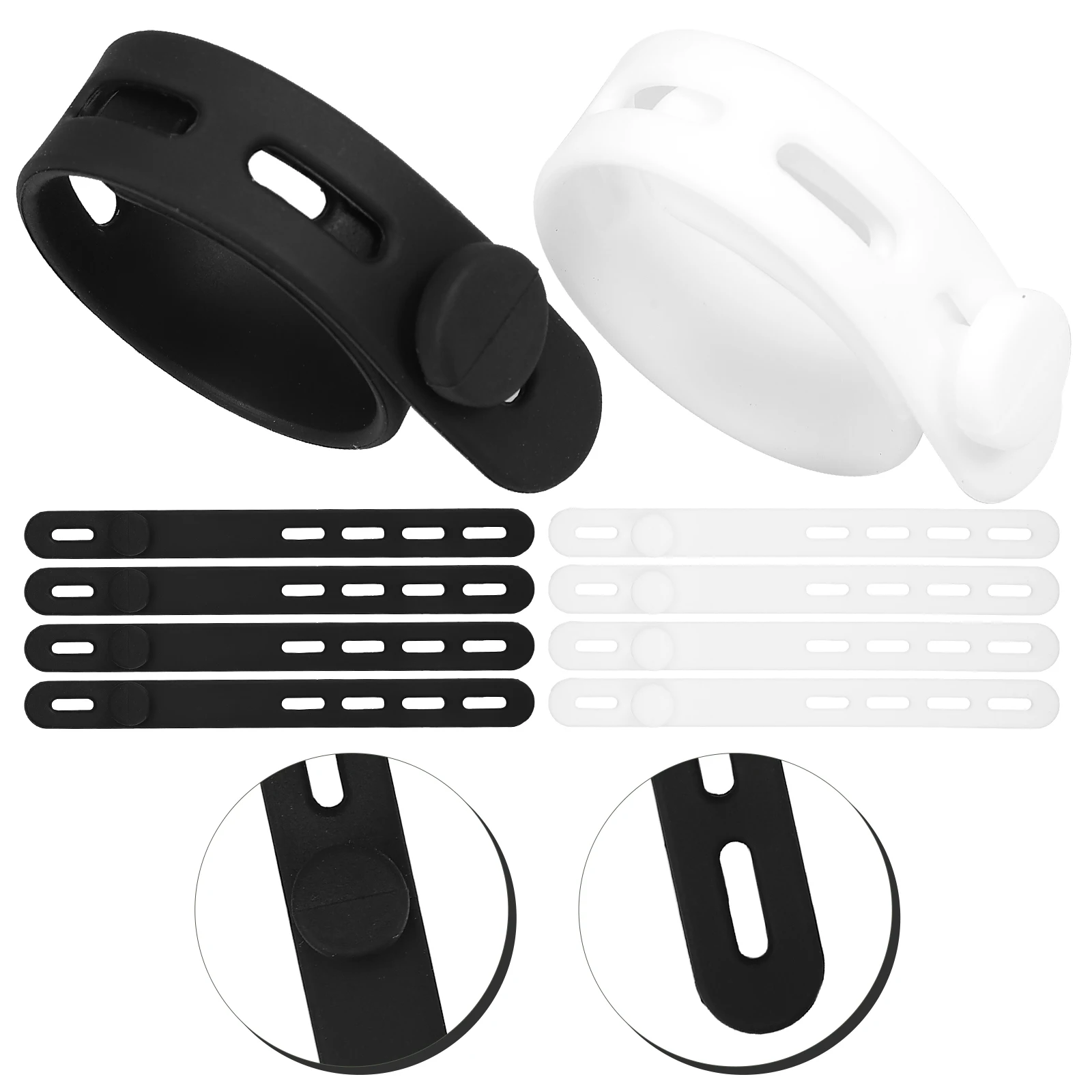 20pcs Black10 Silicone Cable Ties Durable Cord Organizer Wire Cord Organizer Handler Home Tie Wire Office Trip
20pcs Black10 Silicone Cable Ties Durable Cord Organizer Wire Cord Organizer Handler Home Tie Wire Office Trip