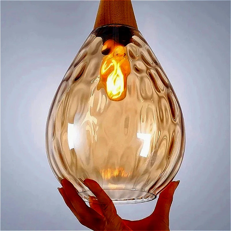 Nordic Raindrop Glass Pendant Lamp Bedside Resturant Coffee Shop Creative Decoration Solid Wood Water Pattern Ceiling Chandelier
Nordic Raindrop Glass Pendant Lamp Bedside Resturant Coffee Shop Creative Decoration Solid Wood Water Pattern Ceiling Chandelier