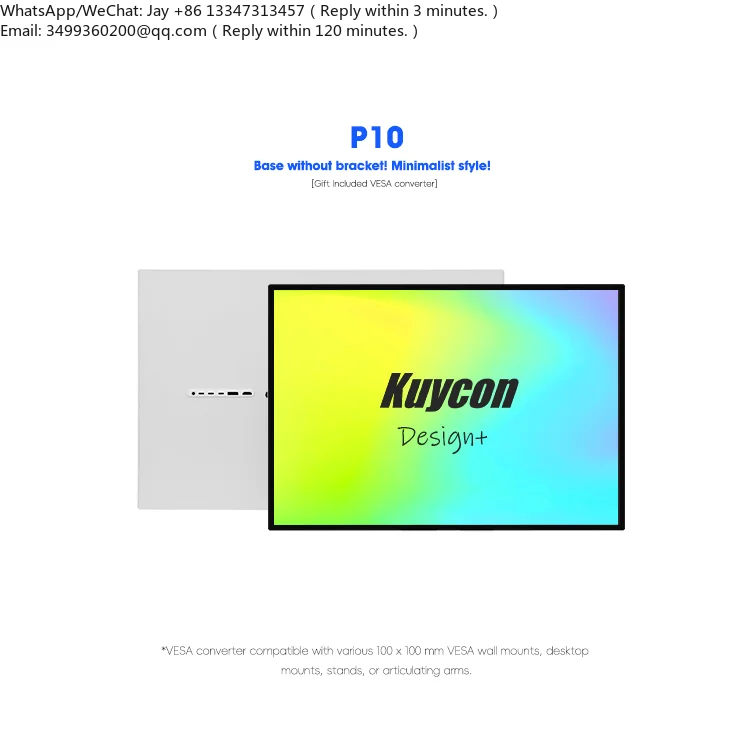 Kuycon P10 Display Screen 28.2 Inch 4k Monitor Design High-definition IPS Surface Notebook Split Screen Monitor Without Bracket
Kuycon P10 Display Screen 28.2 Inch 4k Monitor Design High-definition IPS Surface Notebook Split Screen Monitor Without Bracket
