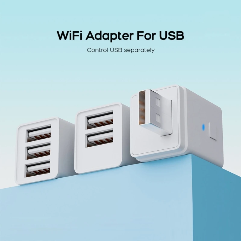 Intelligent USB Adapter Plugs WiFi with App Control Suitable for Home Automation Easy Voice Control & Remote Management D2RC
Intelligent USB Adapter Plugs WiFi with App Control Suitable for Home Automation Easy Voice Control & Remote Management D2RC