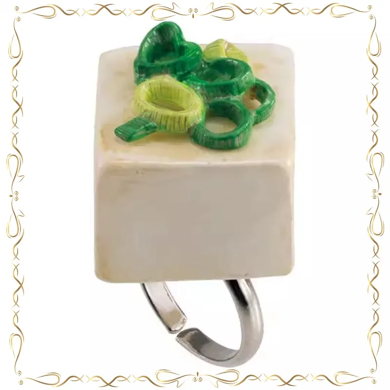 Gashapon Tofu Modeling Ring Keepsake Kawaii Children's Day Gifts Action Figure Model Toys
Gashapon Tofu Modeling Ring Keepsake Kawaii Children's Day Gifts Action Figure Model Toys