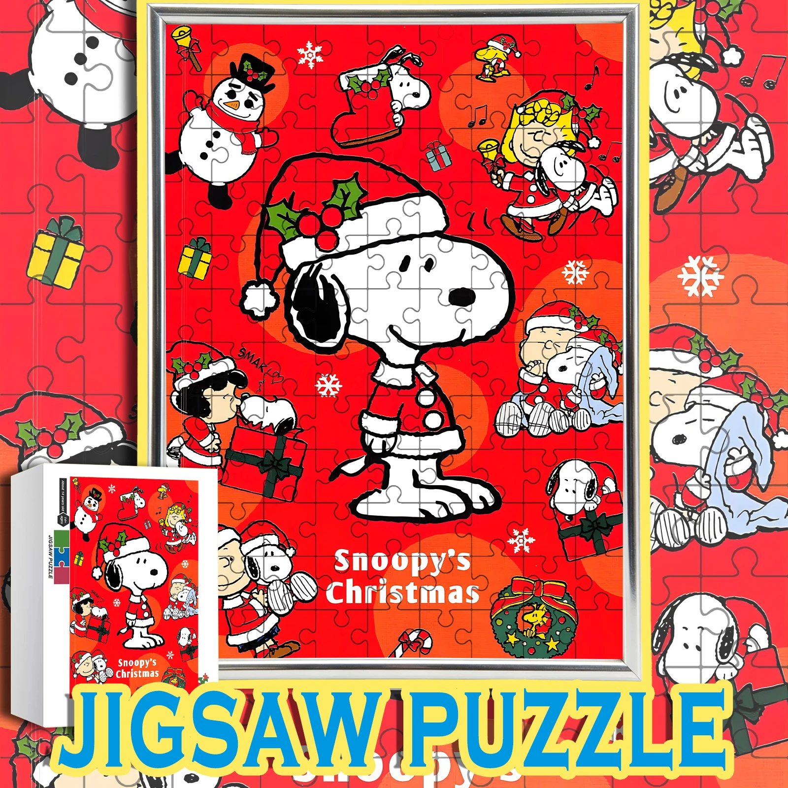noopy's Christmas Peanuts Characters Collage Retro Cartoon Wooden Jigsaw Puzzle 108/200/300/500/1000pcs Color Box
noopy's Christmas Peanuts Characters Collage Retro Cartoon Wooden Jigsaw Puzzle 108/200/300/500/1000pcs Color Box