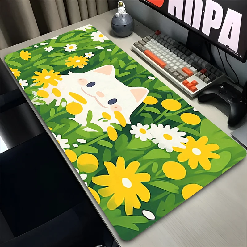 Mouse Pad Laptop Anime Extended Desktop Mat Computer Gamer Mousepad PC Gaming Accessories Keyboard Pad Flower Cat Non Slip Gamer
Mouse Pad Laptop Anime Extended Desktop Mat Computer Gamer Mousepad PC Gaming Accessories Keyboard Pad Flower Cat Non Slip Gamer