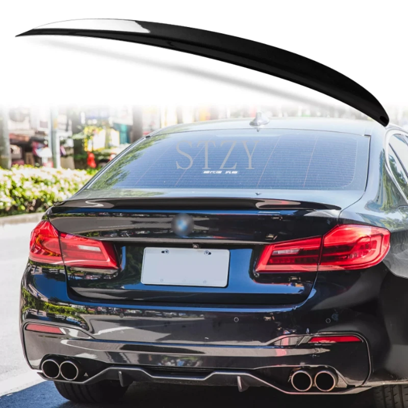 M5 Стайлинг, задний спойлер багажника автомобиля, накладка на губ для BMW 5 серии G30 Sedan 2017 2018 2019, глянцевый черный ABS 
M5 Стайлинг, задний спойлер багажника автомобиля, накладка на губ для BMW 5 серии G30 Sedan 2017 2018 2019, глянцевый черный ABS