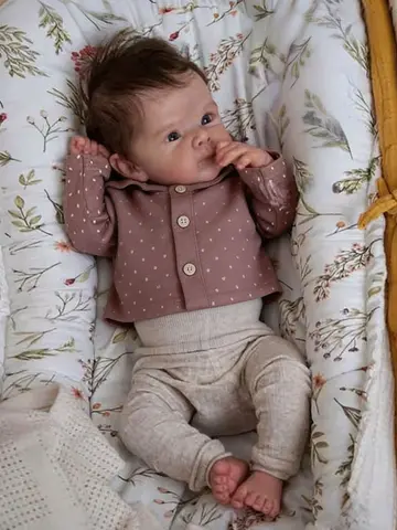18 Inch Full Body Silicone Newborn Baby Girl Bettie Lifelike Reborn Baby Doll 3D Painted Skin Newborn Bettie Doll