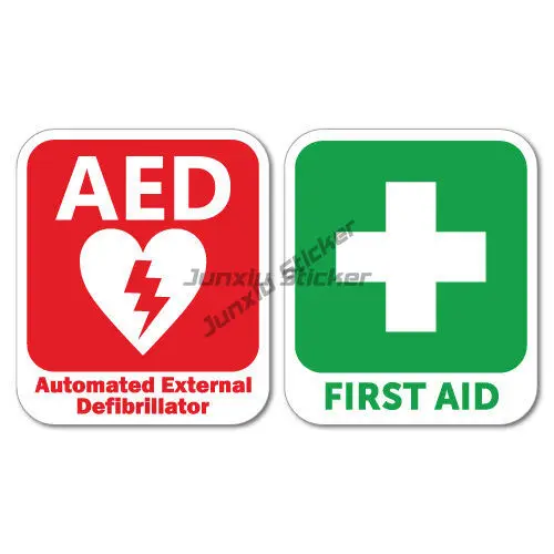 AED Defibrillator & First Aid Sticker Decal Safety Sign Car Vinyl Scratch-Proof Sunscreen
AED Defibrillator & First Aid Sticker Decal Safety Sign Car Vinyl Scratch-Proof Sunscreen