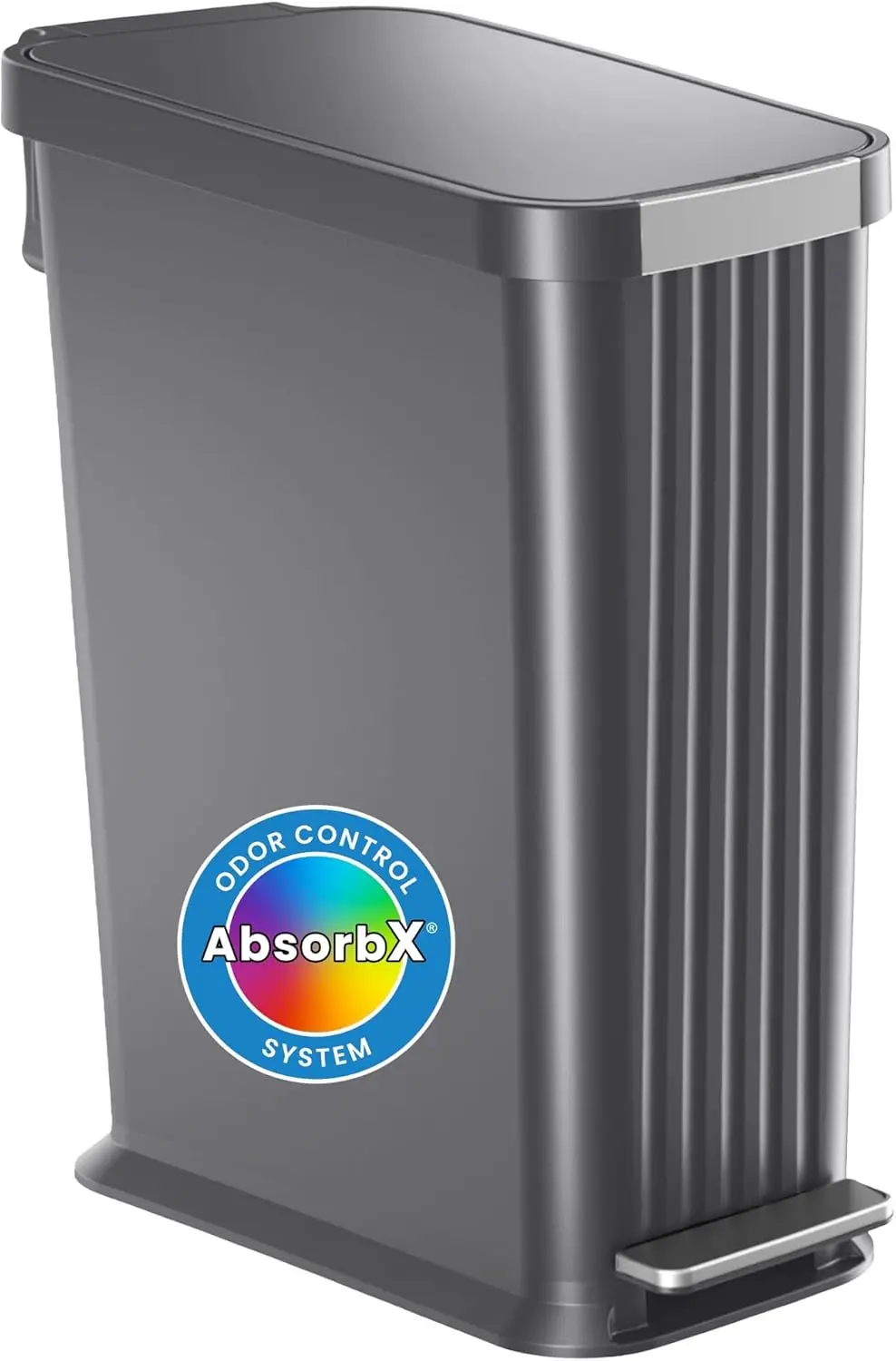 SoftStep 50 L / 13.2 Gallon Slim Step Pedal Kitchen Trash Can with Odor Filter, Indoor Recycling Bin, Durable Dent-Proof, Stainl
SoftStep 50 L / 13.2 Gallon Slim Step Pedal Kitchen Trash Can with Odor Filter, Indoor Recycling Bin, Durable Dent-Proof, Stainl