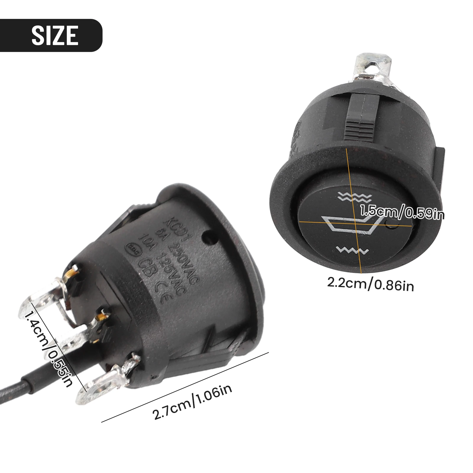 Car Seat Heating Control Switch Heater Button SUV Truck Seats-Heater Switches 3Pin Round Heated Rocker Hi/Low Off Control 12V
Car Seat Heating Control Switch Heater Button SUV Truck Seats-Heater Switches 3Pin Round Heated Rocker Hi/Low Off Control 12V