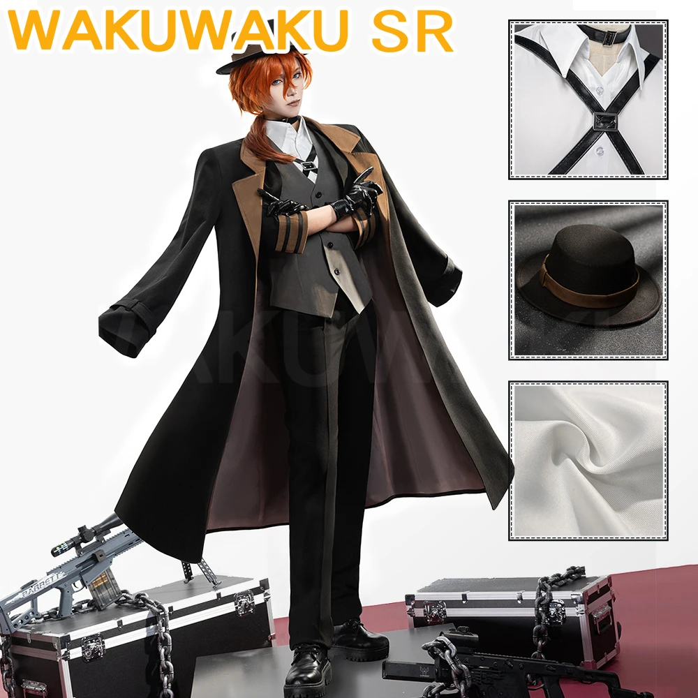 IN STOCK Nakahara Chuuya Cosplay Costume Anime Cosplay WakuWaku-SR Men Chuuya Cosplay Coat Halloween Chuya Cosplay Hat Uniform
IN STOCK Nakahara Chuuya Cosplay Costume Anime Cosplay WakuWaku-SR Men Chuuya Cosplay Coat Halloween Chuya Cosplay Hat Uniform
