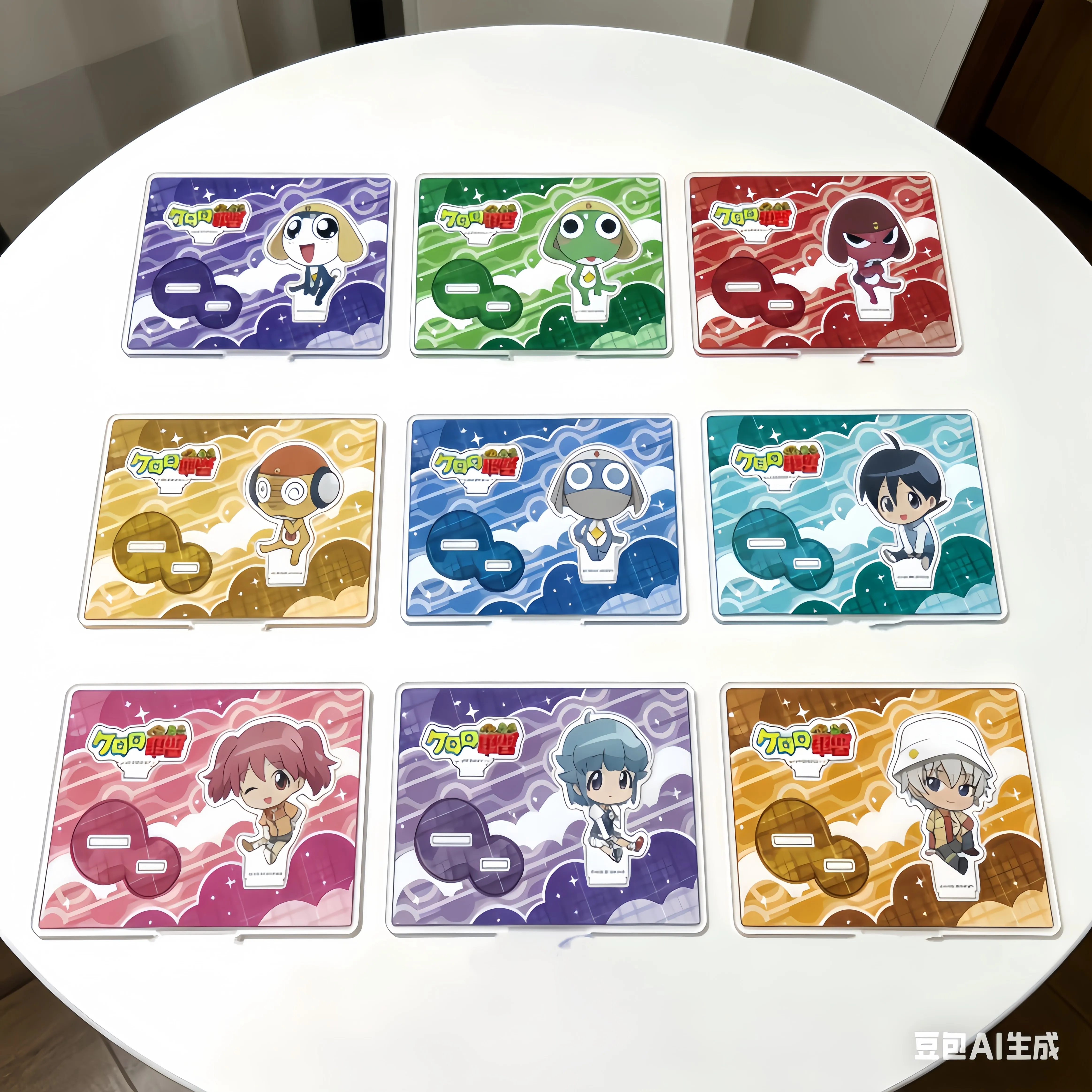 10cm Keroro Gunso character Tamama Giroro Kururu Dororo Taruru Garuru Anime Toy Acrylic Stand Figure keychain Gift Option
10cm Keroro Gunso character Tamama Giroro Kururu Dororo Taruru Garuru Anime Toy Acrylic Stand Figure keychain Gift Option