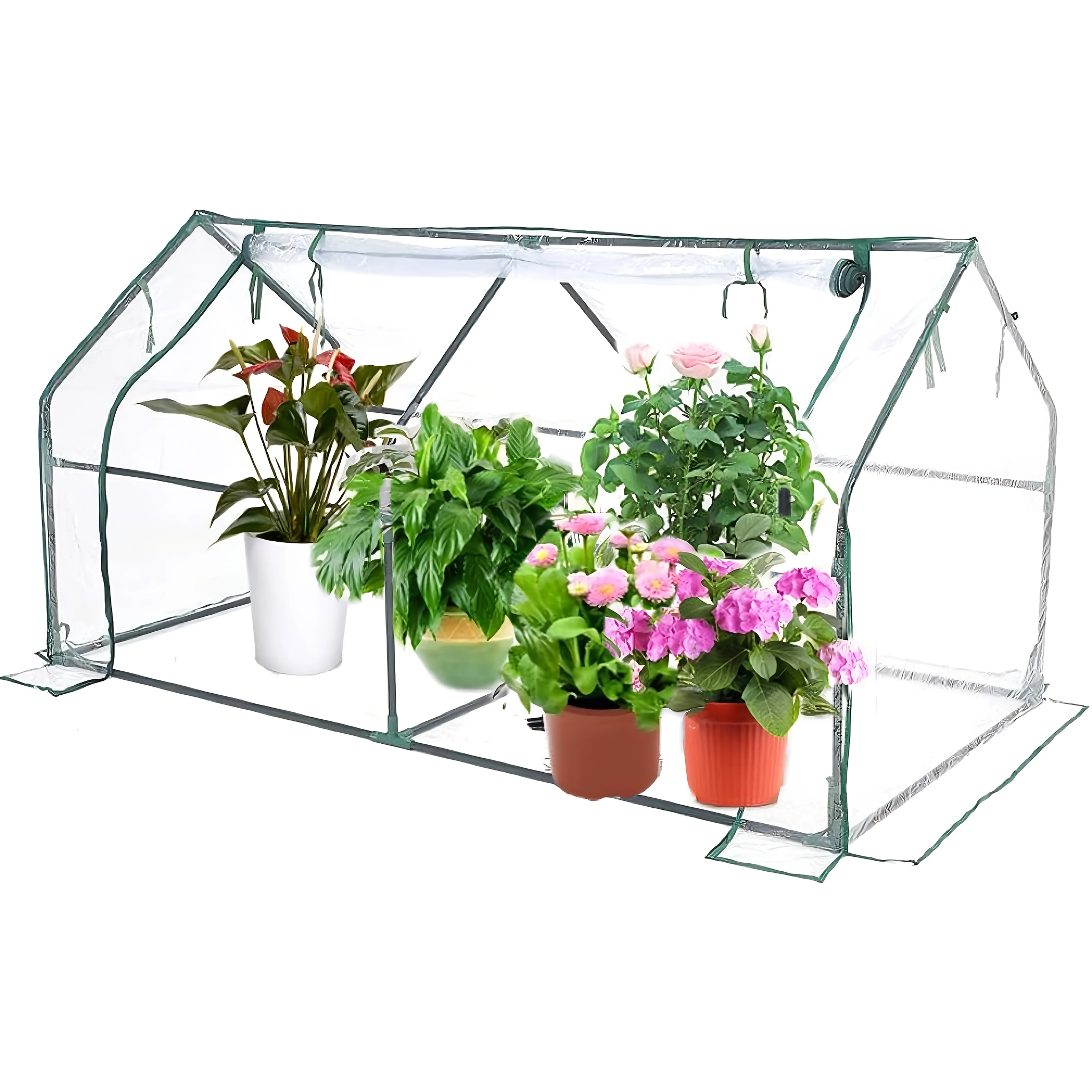 47''X23.6''X23.6'' Garden Greenhouse Outdoors, Portable Mini Greenhouse, Small Garden Greenhouse for Plants/Flowers/Vegetables
47''X23.6''X23.6'' Garden Greenhouse Outdoors, Portable Mini Greenhouse, Small Garden Greenhouse for Plants/Flowers/Vegetables