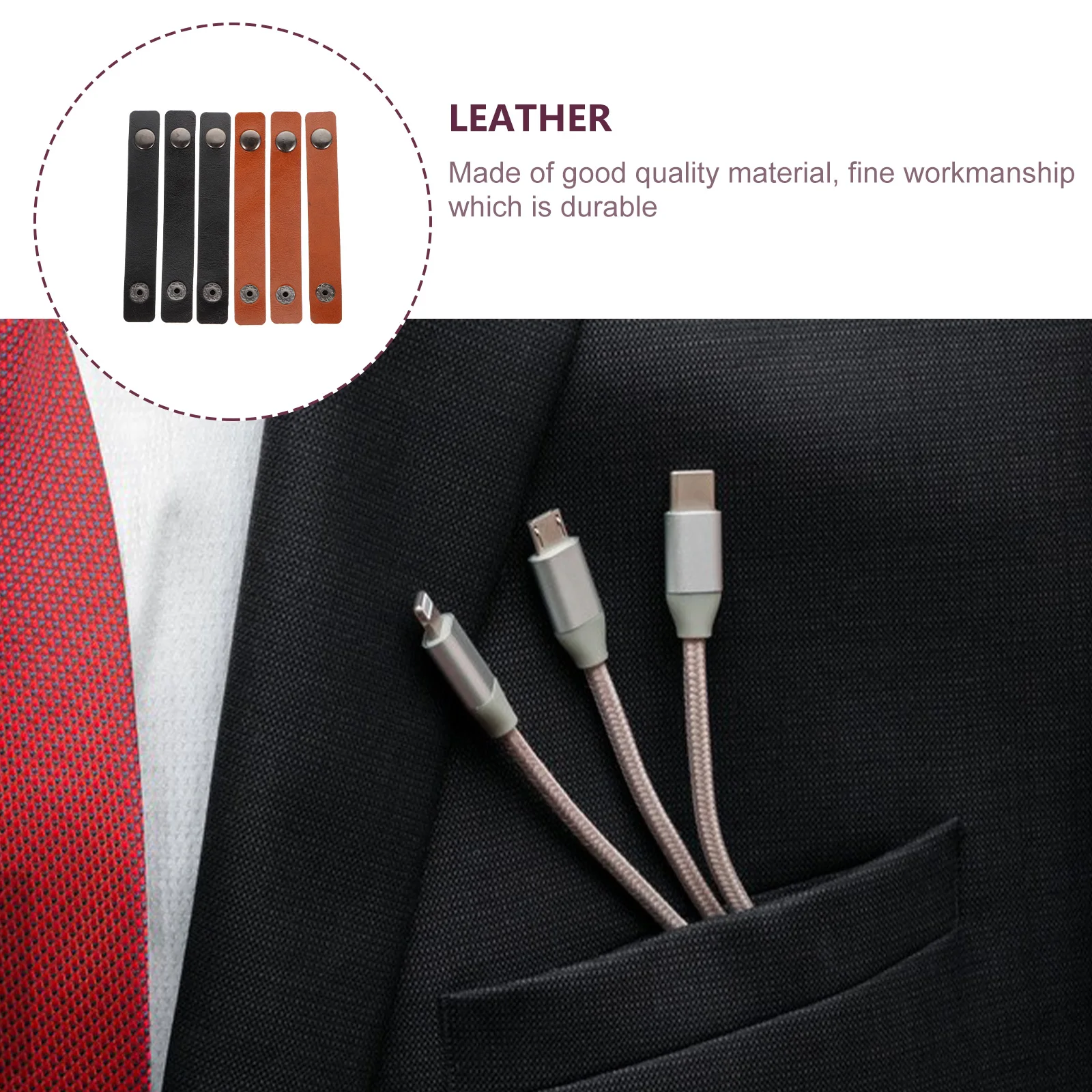 6pcs Cord Organizer Belts Durable Quality Fine Workmanship Anti Wind Travel Data Cable Storage Strap Electric
6pcs Cord Organizer Belts Durable Quality Fine Workmanship Anti Wind Travel Data Cable Storage Strap Electric