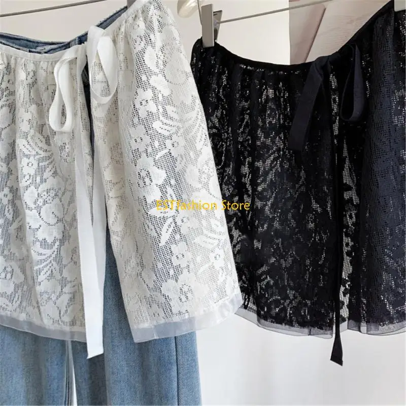 Y5GC Delicate Lace Design Mini Skirt Breathable Polyester Fabric for Fashion Women
Y5GC Delicate Lace Design Mini Skirt Breathable Polyester Fabric for Fashion Women