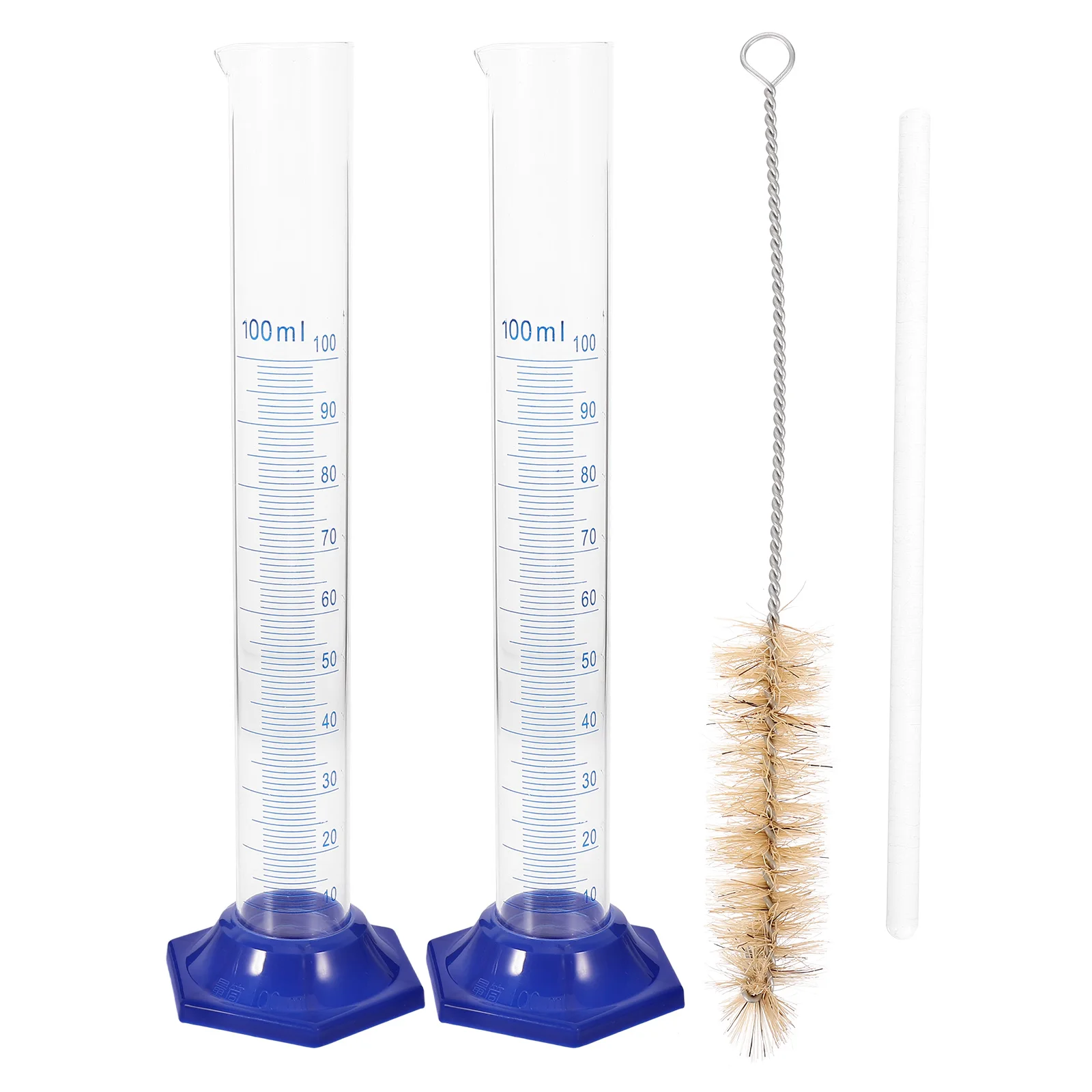 4Pcs Chemistry Glass Graduated Cylinders 100ml Round Base Laboratory Measuring Cylinder Heat Resistant Anti-Falling
4Pcs Chemistry Glass Graduated Cylinders 100ml Round Base Laboratory Measuring Cylinder Heat Resistant Anti-Falling