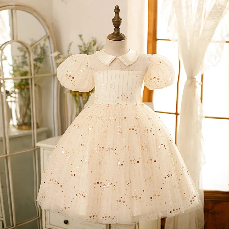 Korean Baby Dress Girl 1st Birthday Dress For Baby Girl Star Sequins Elegant Princess Dresses Infant Party Christening Gown
Korean Baby Dress Girl 1st Birthday Dress For Baby Girl Star Sequins Elegant Princess Dresses Infant Party Christening Gown