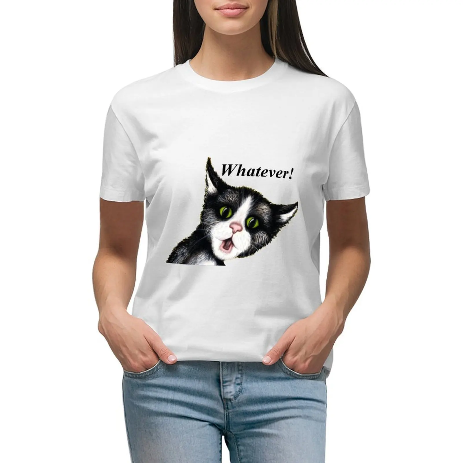 Whatever! T-shirt 1,995 views T-shirt female summer tops lady clothes t-shirts for Women pack
Whatever! T-shirt 1,995 views T-shirt female summer tops lady clothes t-shirts for Women pack
