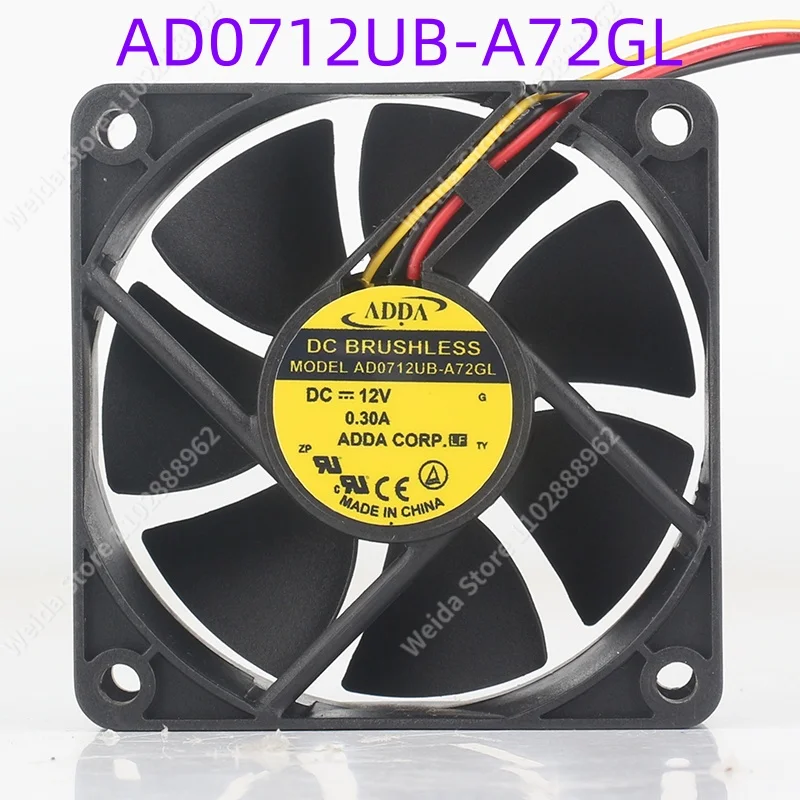 Оригинальный тайваньский вентилятор охлаждения AD0712UB-A72GL ADDA 5V 24V 48V DC 12V 0.30A AC EC 7025 70X70X25MM 7CM 3-проводной для корпусных блоков питания
Оригинальный тайваньский вентилятор охлаждения AD0712UB-A72GL ADDA 5V 24V 48V DC 12V 0.30A AC EC 7025 70X70X25MM 7CM 3-проводной для корпусных блоков питания