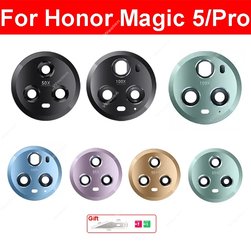 Rear Camera Lens Glass with Adhesive Sticker For Huawei Honor Magic5 For Honor Magic 5 Pro Main Camera Glass Lens Repair Parts
Rear Camera Lens Glass with Adhesive Sticker For Huawei Honor Magic5 For Honor Magic 5 Pro Main Camera Glass Lens Repair Parts