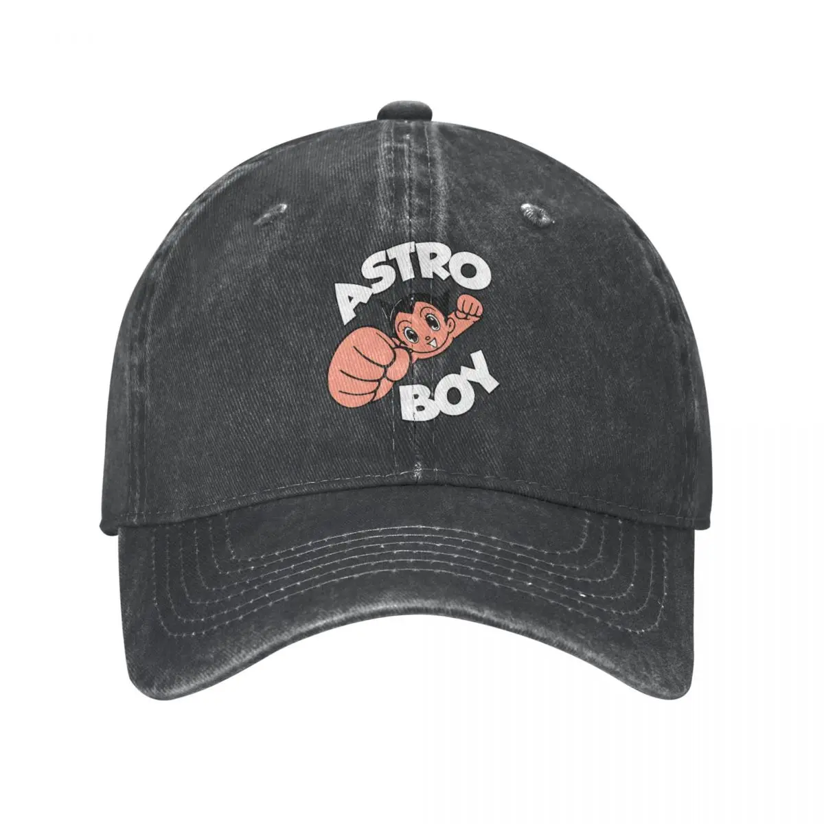 

Vintage Funny Astro Boy Cartoon Trucker Hat for Men Women Distressed Denim Washed Snapback Cap Atom Outdoor Activities Hats Cap