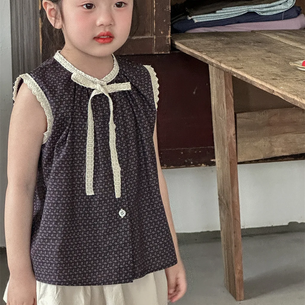 Kids Sleeveless Vest with Big Collar Baby Girls Blouse Summer Casual Chidren Cotton T Shirts Toddler Tops Kids Clothes Holiday
Kids Sleeveless Vest with Big Collar Baby Girls Blouse Summer Casual Chidren Cotton T Shirts Toddler Tops Kids Clothes Holiday