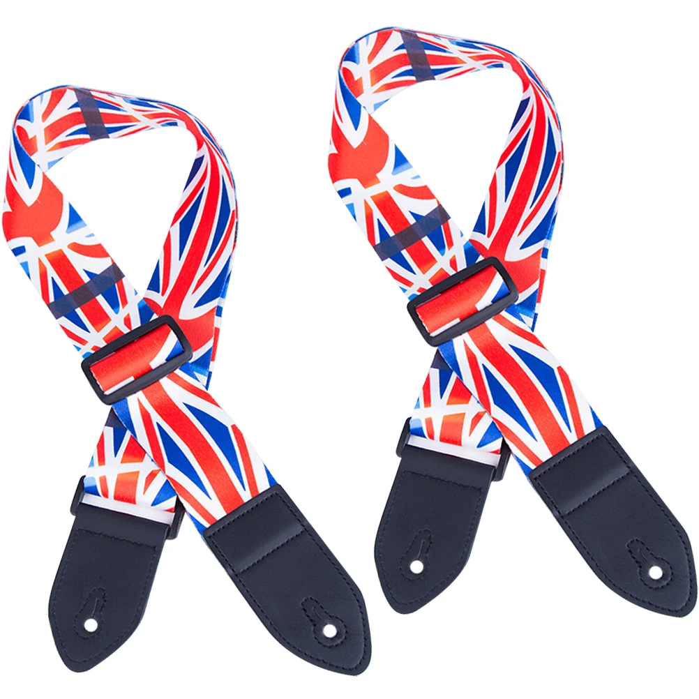 2Pcs Guitar Strap for Acoustic Electric Classical Bass Ukulele UK Flag Design Dirt Resistant Water Washable Term Use
2Pcs Guitar Strap for Acoustic Electric Classical Bass Ukulele UK Flag Design Dirt Resistant Water Washable Term Use