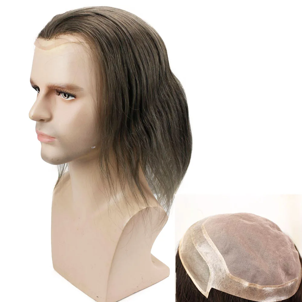 12inch Long Human Hair Toupee for Men 10x8inch 100% European Virgin Human Hair Replacement System Hair Topper Pieces for Men
12inch Long Human Hair Toupee for Men 10x8inch 100% European Virgin Human Hair Replacement System Hair Topper Pieces for Men