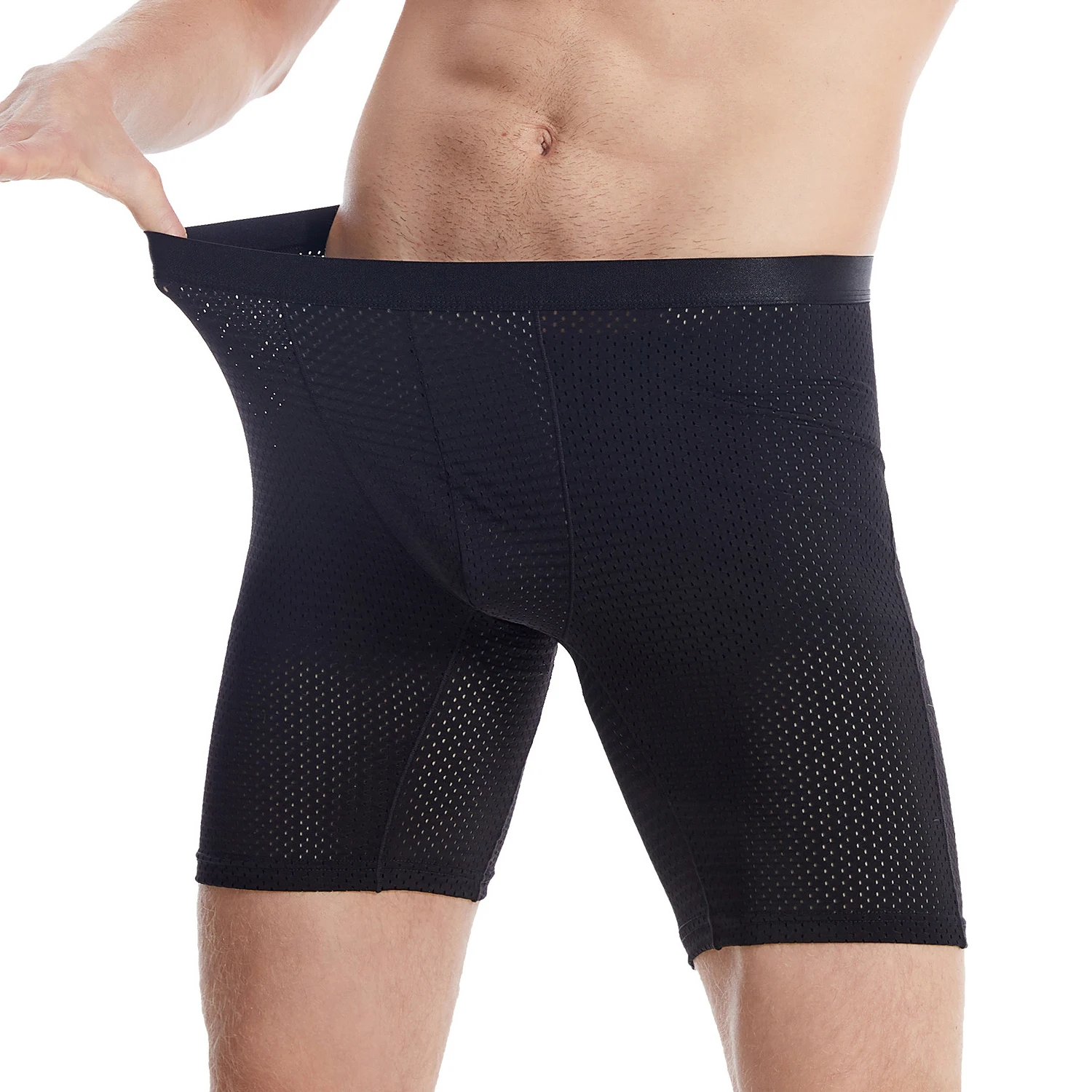 Large Size Sexy Underwear Men Boxer Shorts Solid Work Out Panties Male Ice Silk U Pouch Long Leg Underpants Cueca Calzoncillos
Large Size Sexy Underwear Men Boxer Shorts Solid Work Out Panties Male Ice Silk U Pouch Long Leg Underpants Cueca Calzoncillos