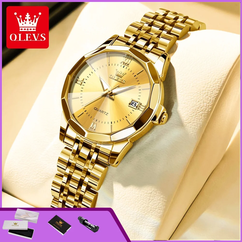 OLEVS 9989 Luxury Ladies Quartz Wristwatch Waterproof Luminous Calendar Auto Date Women's Watch Elegant Original
OLEVS 9989 Luxury Ladies Quartz Wristwatch Waterproof Luminous Calendar Auto Date Women's Watch Elegant Original