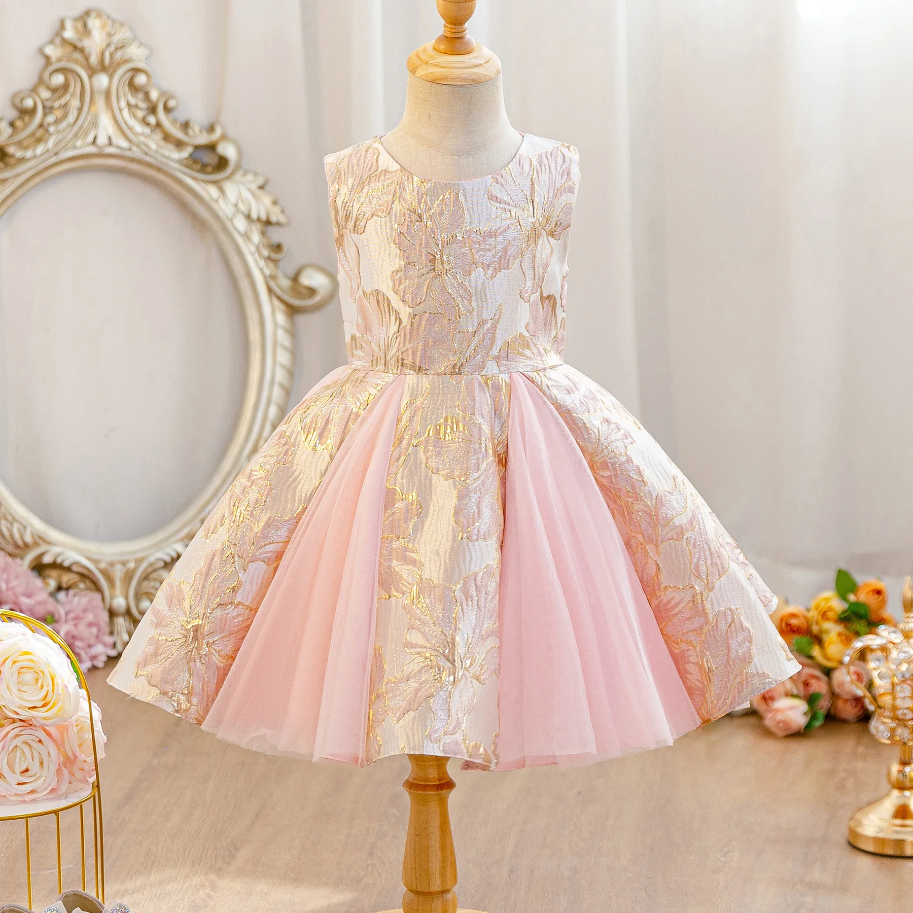 Luxury Girls Pink Dress Children Flower Embroidery Mesh Princess Dress For Kids Birthday Party Wedding Festival Ceremony Vestido
Luxury Girls Pink Dress Children Flower Embroidery Mesh Princess Dress For Kids Birthday Party Wedding Festival Ceremony Vestido