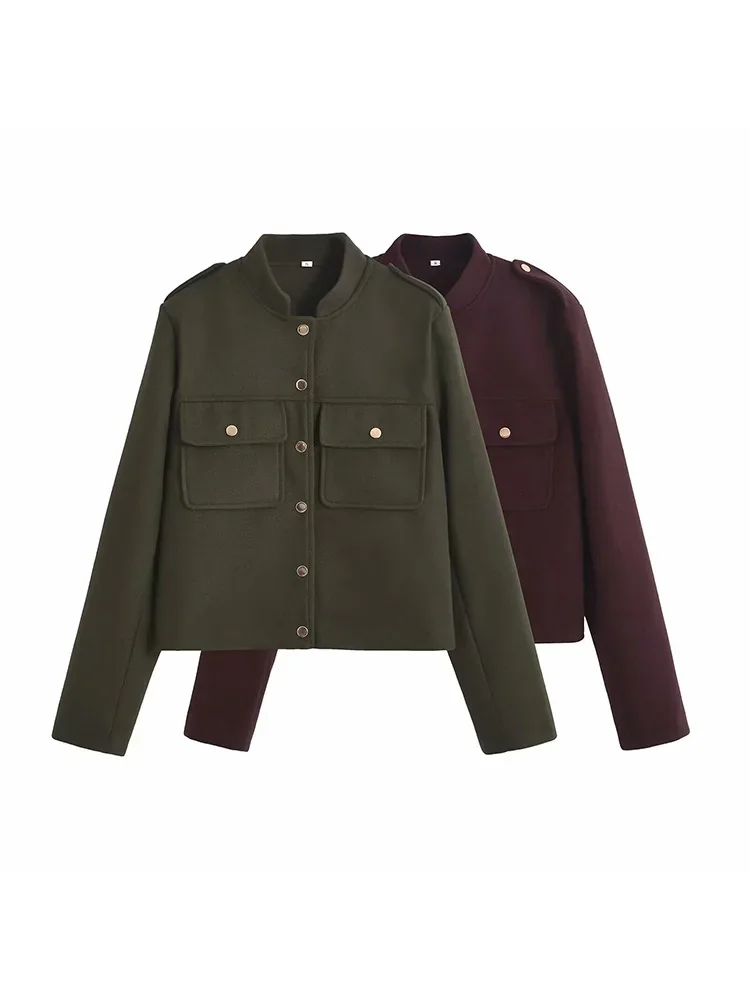 Willshela Women Fashion With Pockets Solid Single Breasted Jackets Vintage O-Neck Long Sleeves Female Chic Lady Outfits
Willshela Women Fashion With Pockets Solid Single Breasted Jackets Vintage O-Neck Long Sleeves Female Chic Lady Outfits
