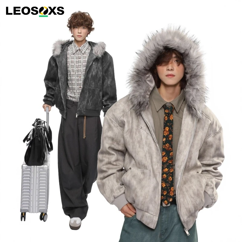 Autumn Winter Faux Fur Parkas with Hoooded Women and Mens Y2K Couple Clothing 2000s American Vintage Jackets Coats Punk Harajuku
Autumn Winter Faux Fur Parkas with Hoooded Women and Mens Y2K Couple Clothing 2000s American Vintage Jackets Coats Punk Harajuku