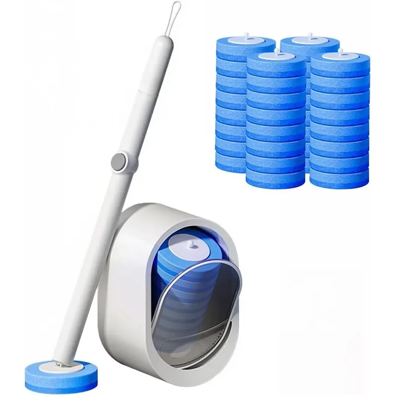 AA76-Система для одноразовой очистки унитазов, набор для чистки унитазов с 32 сменными картриджами и настенным держателем для глубокой очистки
AA76-Система для одноразовой очистки унитазов, набор для чистки унитазов с 32 сменными картриджами и настенным держателем для глубокой очистки