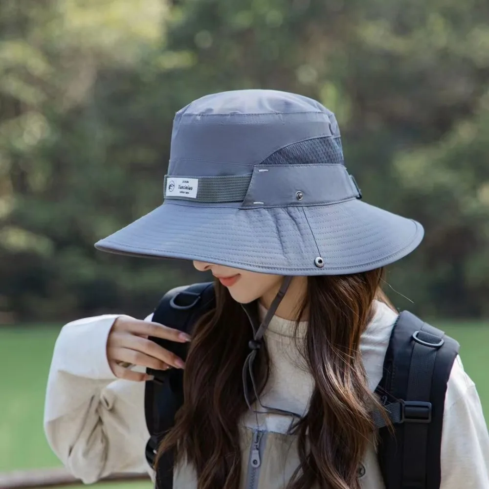 Spring Summer Korean Fashion Outdoor Fisherman Hat - Casual Sun Protection Pot Hat, for Camping Hiking Mountaineering
Spring Summer Korean Fashion Outdoor Fisherman Hat - Casual Sun Protection Pot Hat, for Camping Hiking Mountaineering