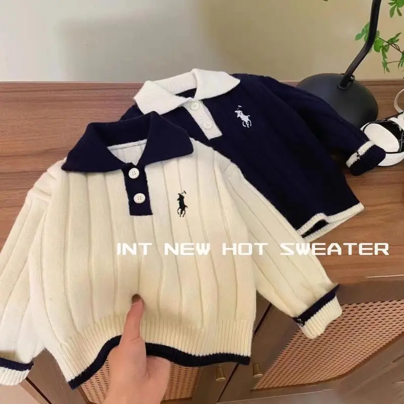 2025 autumn and winter children's lapel striped hair men's and women's knitted sweater spring Polo bottoming shirt
2025 autumn and winter children's lapel striped hair men's and women's knitted sweater spring Polo bottoming shirt