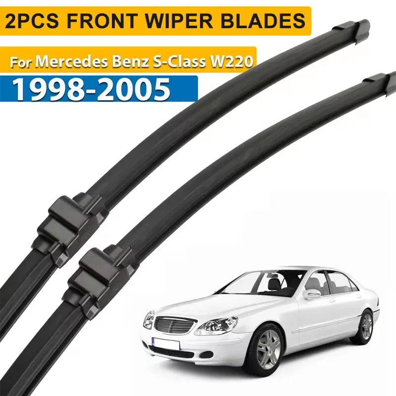 Wiper LHD & RHD Front Windshield Wiper Blades For Mercedes Benz S-Class W220 98 - 05 Windshield Windscreen Window 26"26"
Wiper LHD & RHD Front Windshield Wiper Blades For Mercedes Benz S-Class W220 98 - 05 Windshield Windscreen Window 26"26"