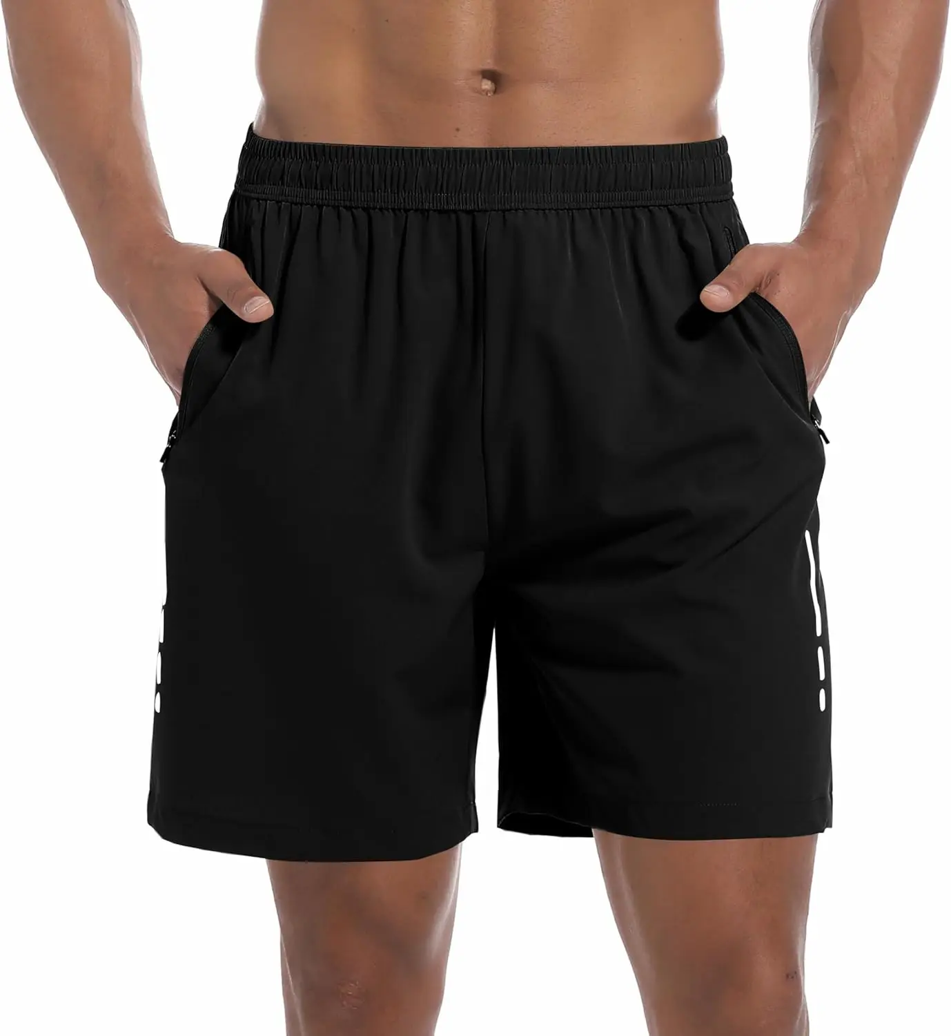 Men's Athletic Gym Shorts with 3 Zipper Pockets 7' Lightweight Quick Dry Workout Running Shorts
Men's Athletic Gym Shorts with 3 Zipper Pockets 7' Lightweight Quick Dry Workout Running Shorts