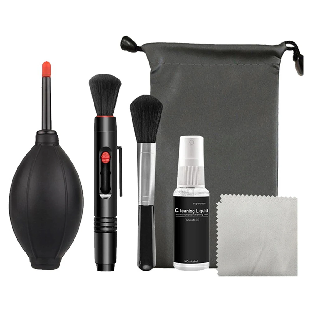 Professional 6 In 1 Camera Cleaning Kit For DSLR Lens, Sensor, And Digital DSLR Lens Cleaning Kit Mobile Screen Cleaning Tool
Professional 6 In 1 Camera Cleaning Kit For DSLR Lens, Sensor, And Digital DSLR Lens Cleaning Kit Mobile Screen Cleaning Tool